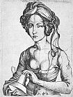 A Foolish Virgin by Martin Schongauer